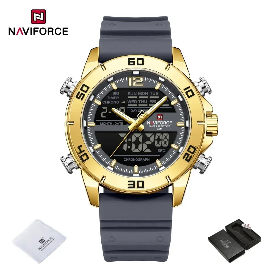 Reloj deportivo Titan dorado