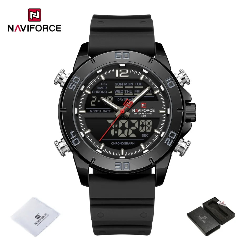 Jam Tangan Olahraga Titan Hitam