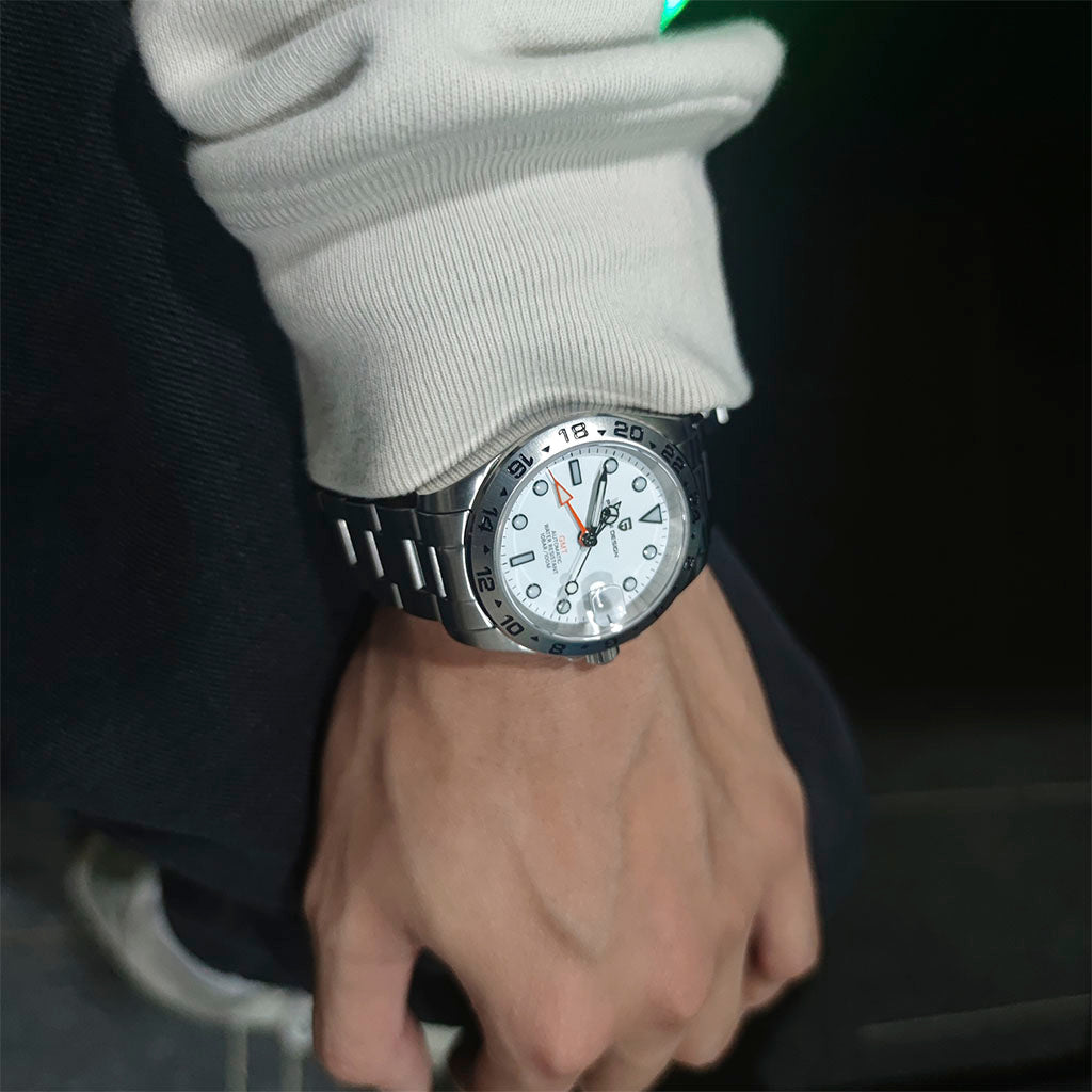 Design Glide argenté blanc