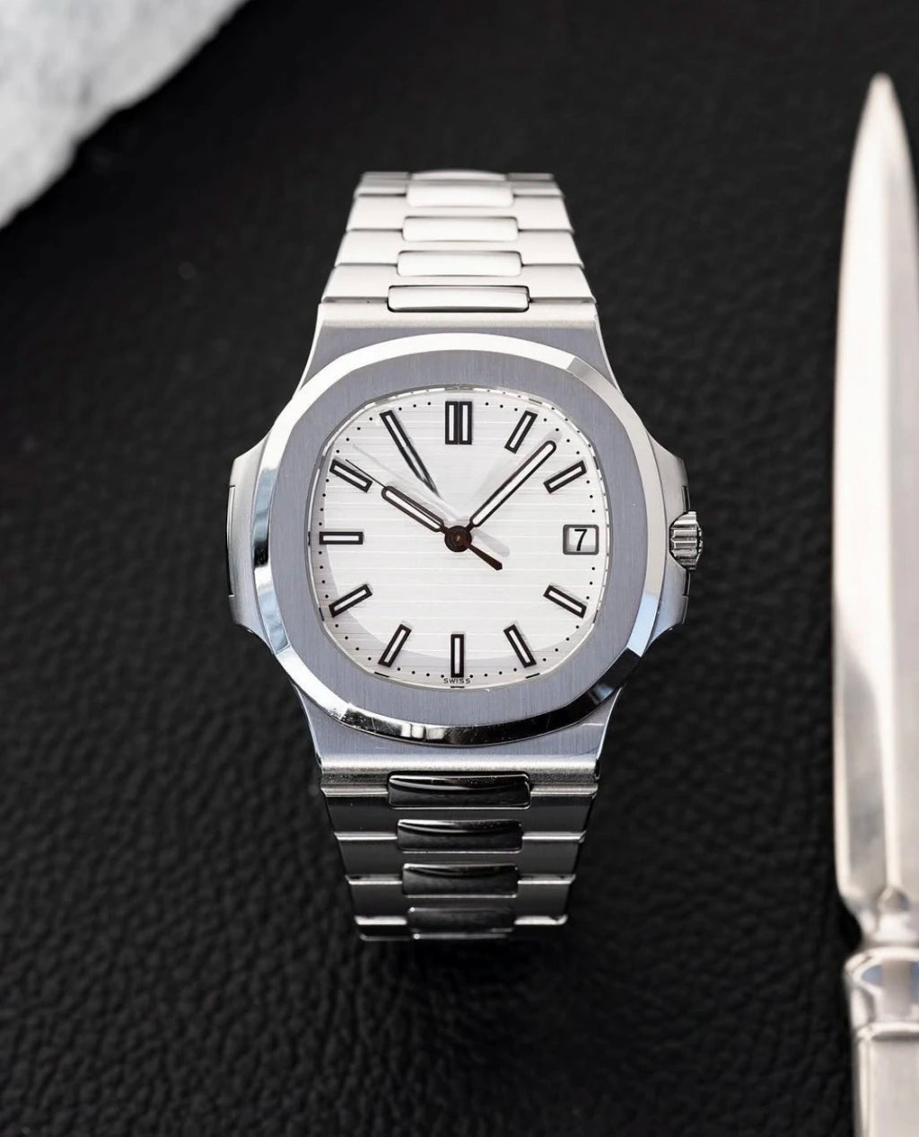 Nautilus White Dial