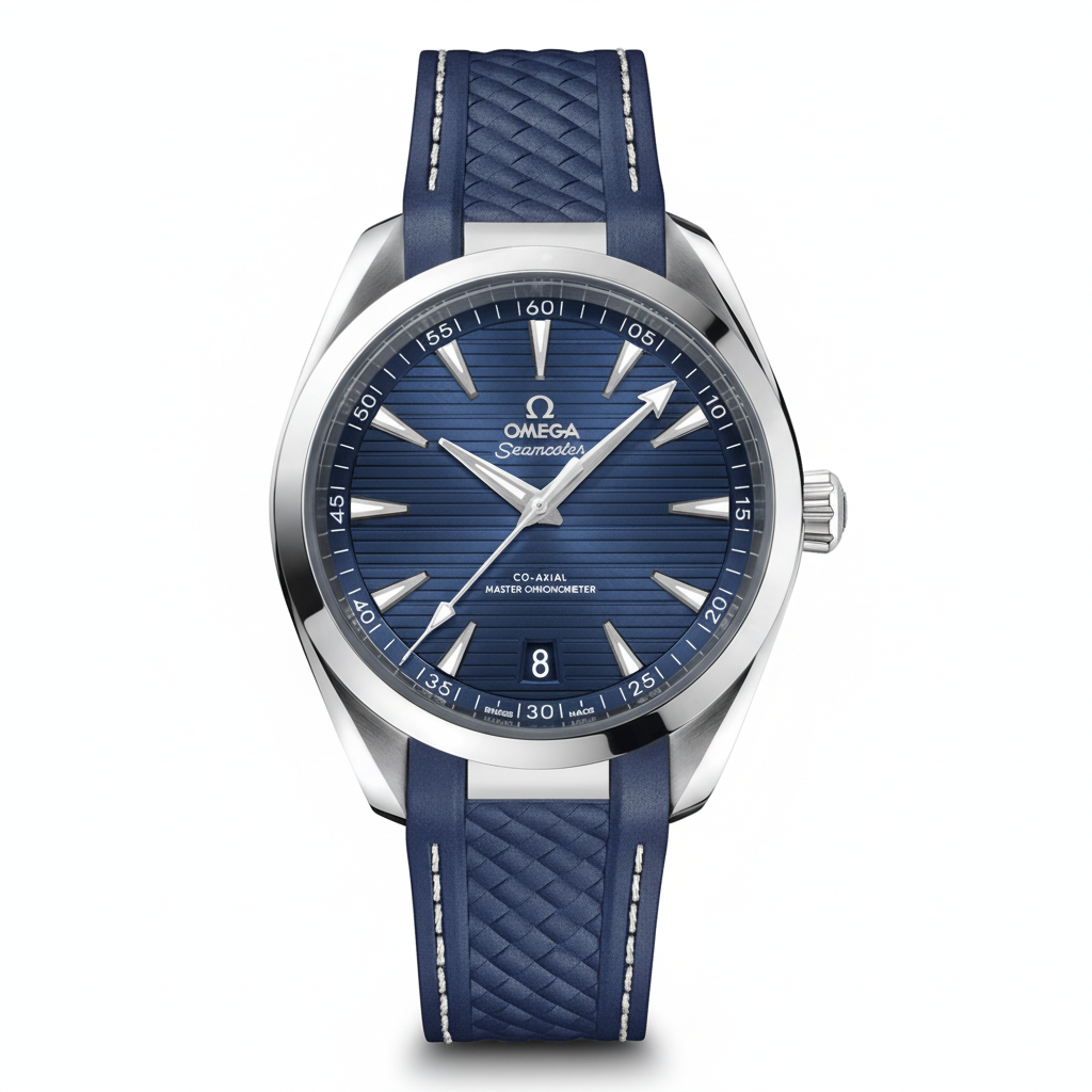 Seamaster Aqua Terra 150M 41mm Rubber Strap – Ediție premium