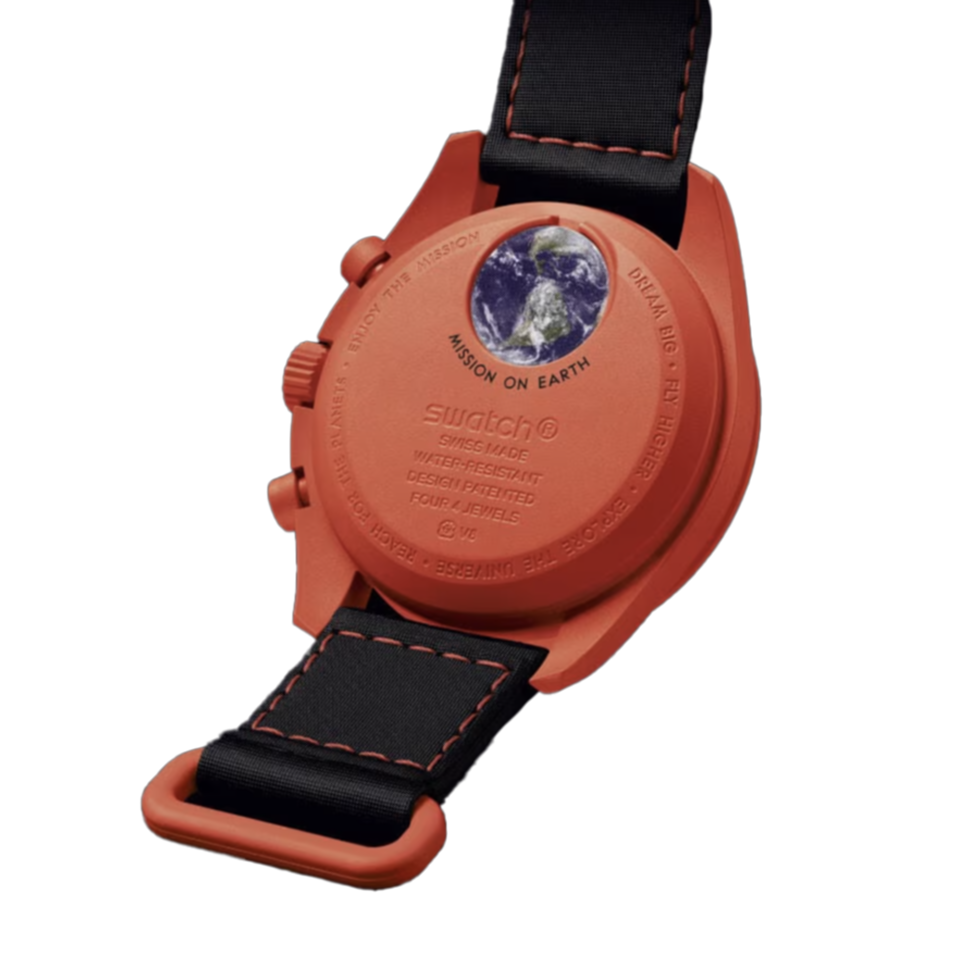 Omega x Swatch MoonSwatch Misión a la Tierra – Lava 42mm
