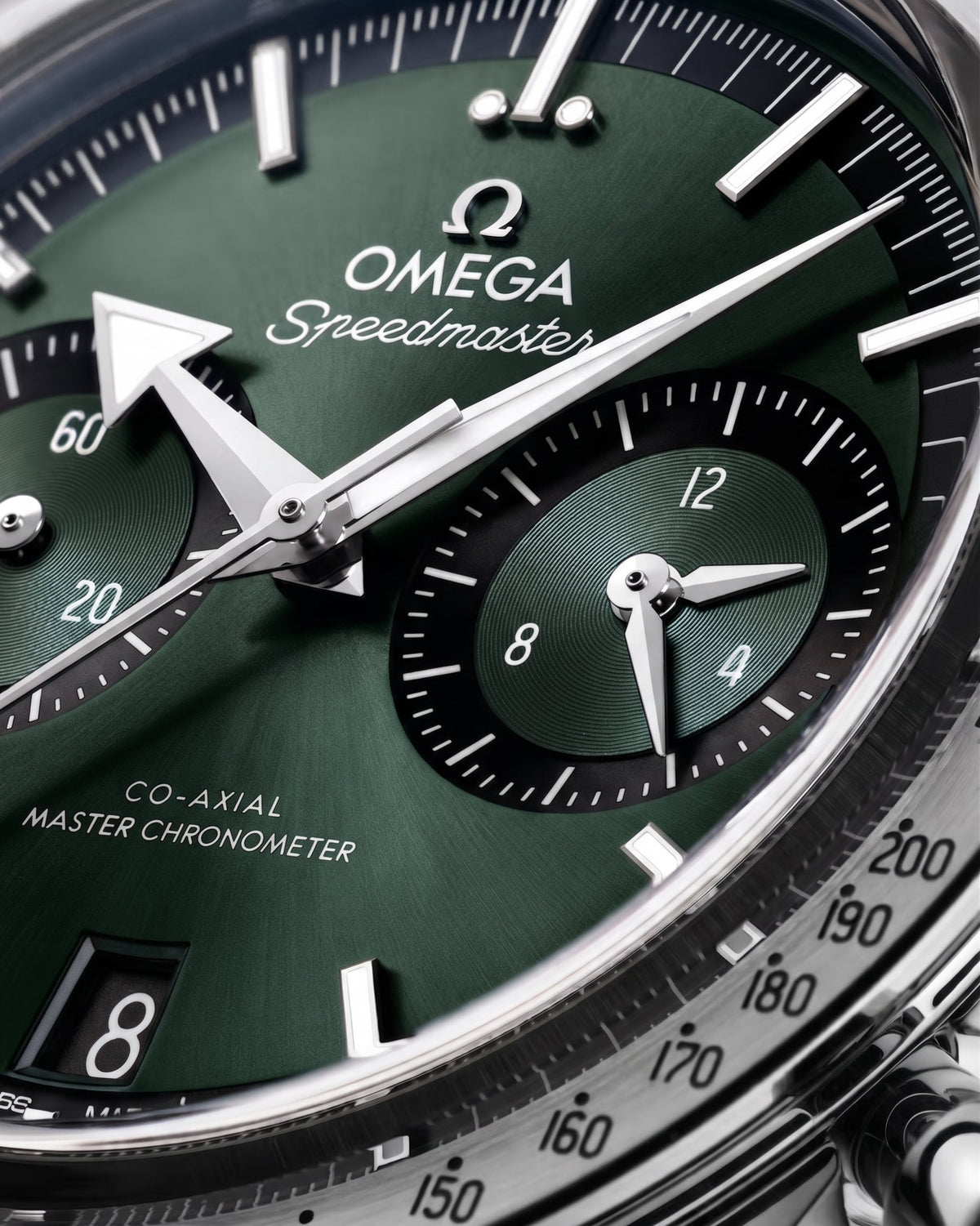 Speedmaster '57 Green 40.5mm läderrem