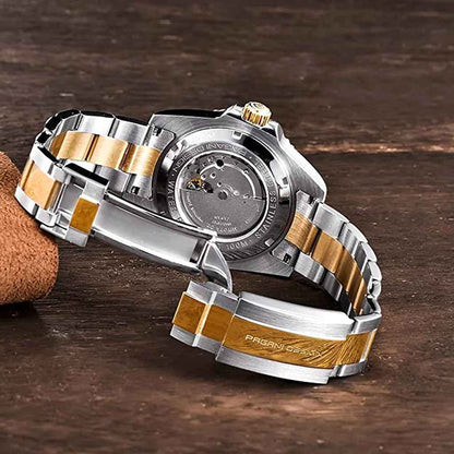 Design Nautilus Preto Dourado