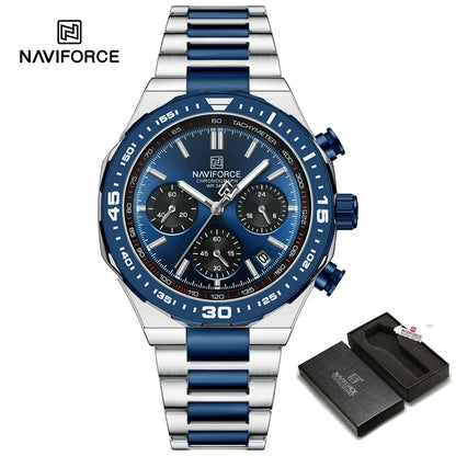 Maverick Watch - Modern Steel Chronograph