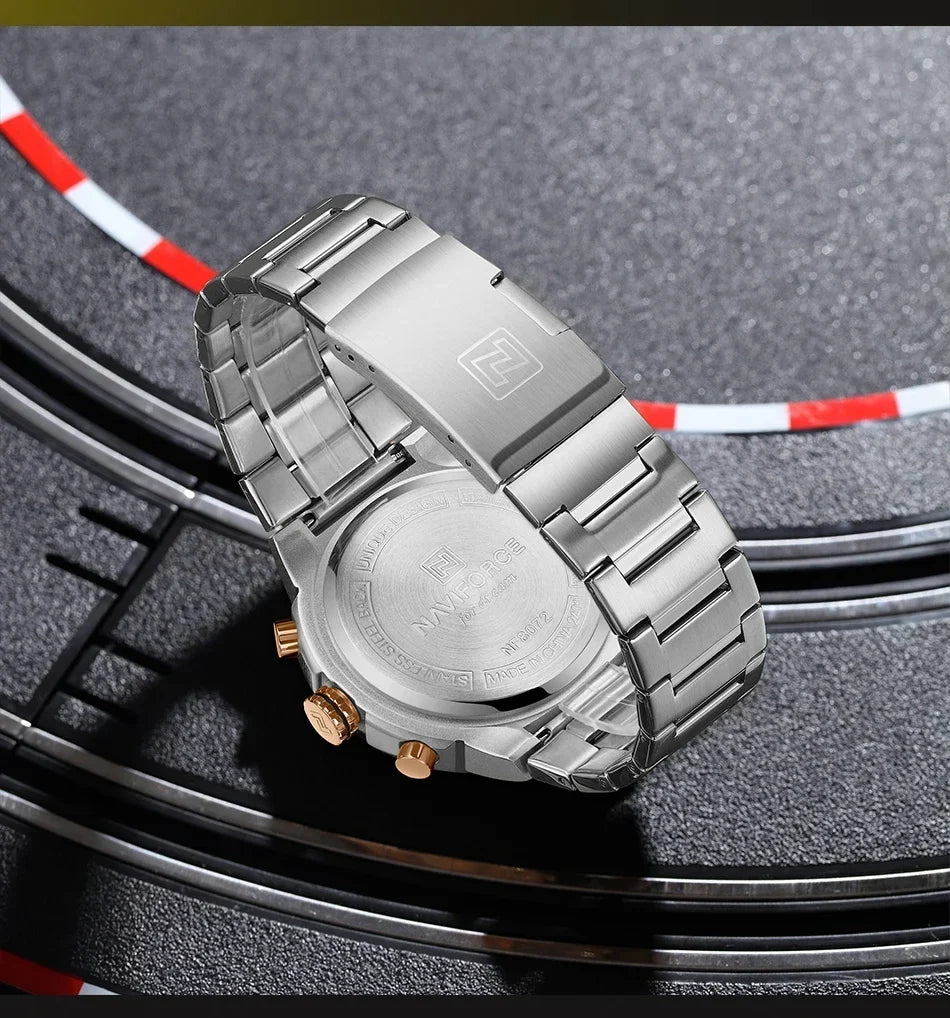 Royal Watch - Luxury Chronograph Stainless Steel