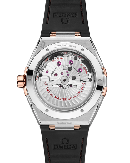 कॉन्स्टेलेशन 41mm स्टील लेदर स्ट्रैप