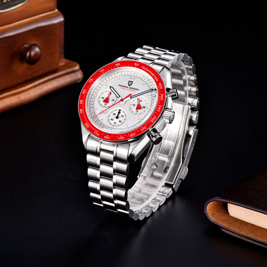 Diseño Lorenzo Rojo Plateado