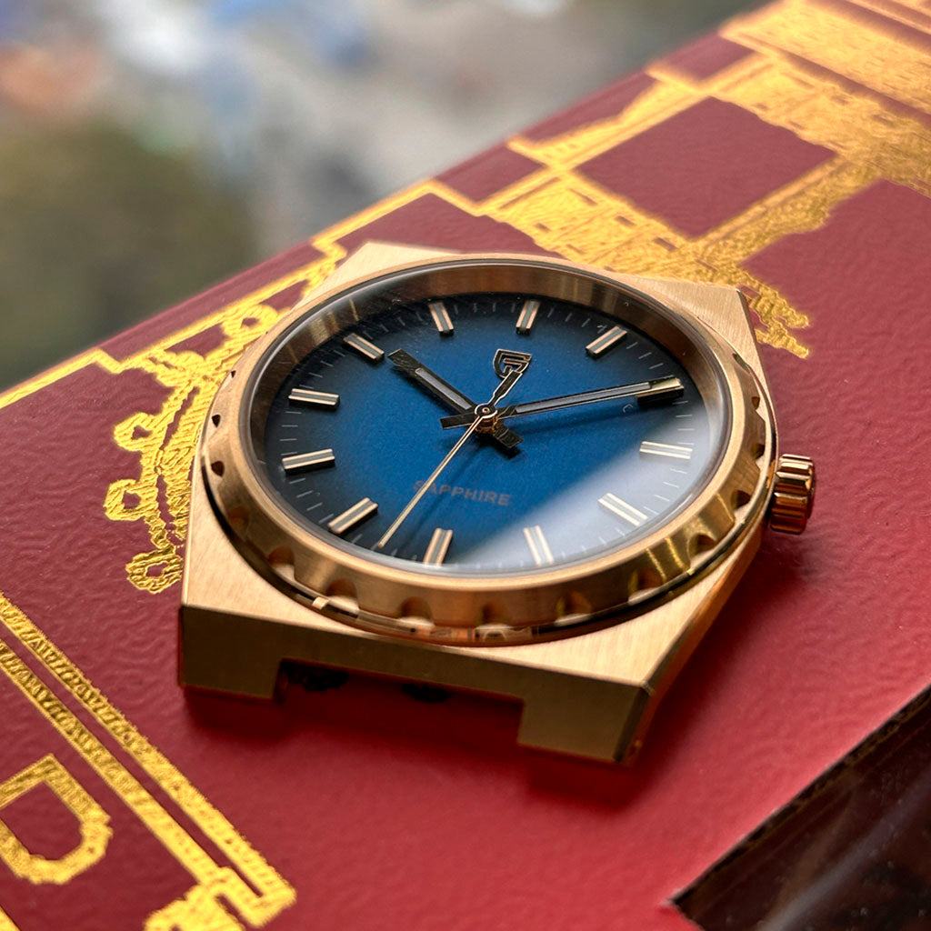 Design Drift Gold Blue