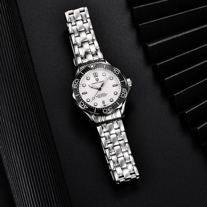 Design Veracius White Steel Bracelet Watch