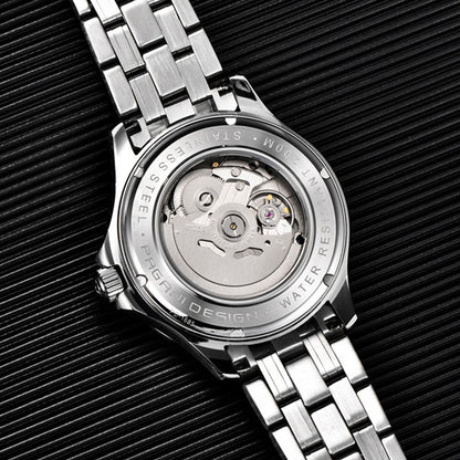 Design Veracius Black Stainless Steel Watch