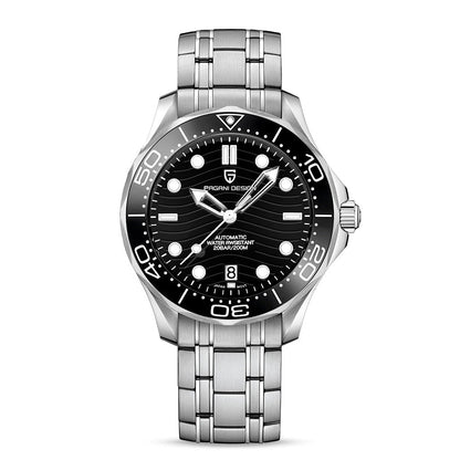 Design Veracius Black Stainless Steel Watch