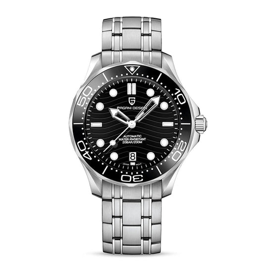 Design Veracius Black Stainless Steel Watch