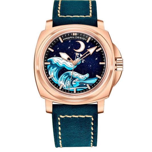 Design Wave Gold Blue