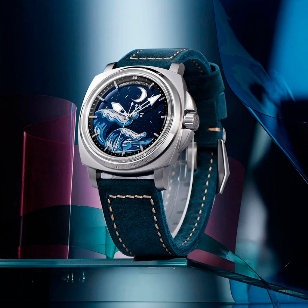 Design Wave Silver Blue