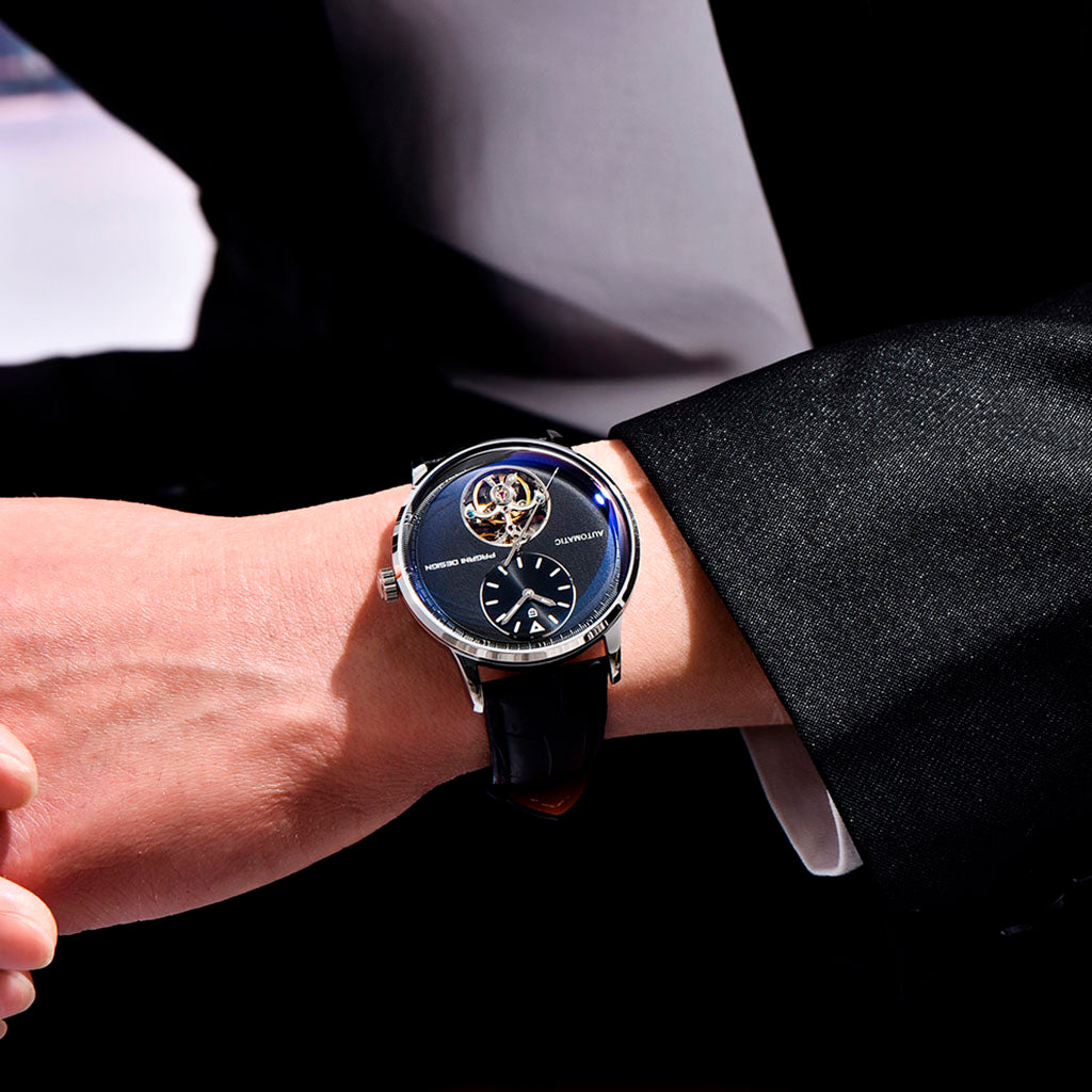 Design Tourbillon Silver Black